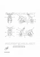 EMBLEME pour Yamaha AEROX 4 2016