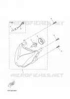 PHARE  pour Yamaha AEROX 4 2016