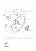 ROUE ARRIERE pour Yamaha AEROX 4 2016