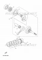 VILEBREQUIN / PISTON pour Yamaha AEROX 4 2016