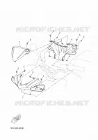 CARENAGE 1 pour Yamaha AEROX 4 2016