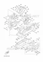 CARTER MOTEUR pour Yamaha AEROX 4 2016