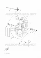 ROUE AVANT pour Yamaha AEROX 4 2016
