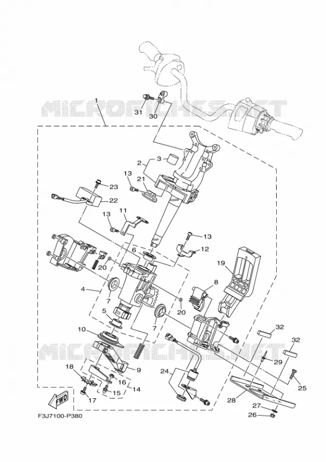 DIRECTION 2 Yamaha WAVERUNNER 1800 2016 FX CRUISER  FB1800A-R