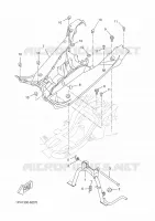 BEQUILLE / REPOSE PIEDS pour Yamaha AEROX 2016