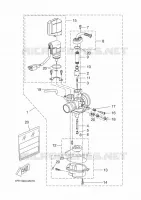 CARBURATEUR pour Yamaha AEROX 2016