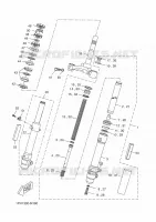 FOURCHE pour Yamaha AEROX 2016