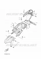 GARDE BOUE AVANT pour Yamaha AEROX 2016