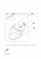 PHARE  pour Yamaha AEROX 2016