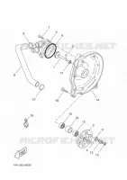 POMPE A EAU / DURITES pour Yamaha AEROX 2016
