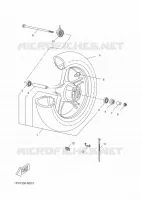 ROUE AVANT pour Yamaha AEROX 2016