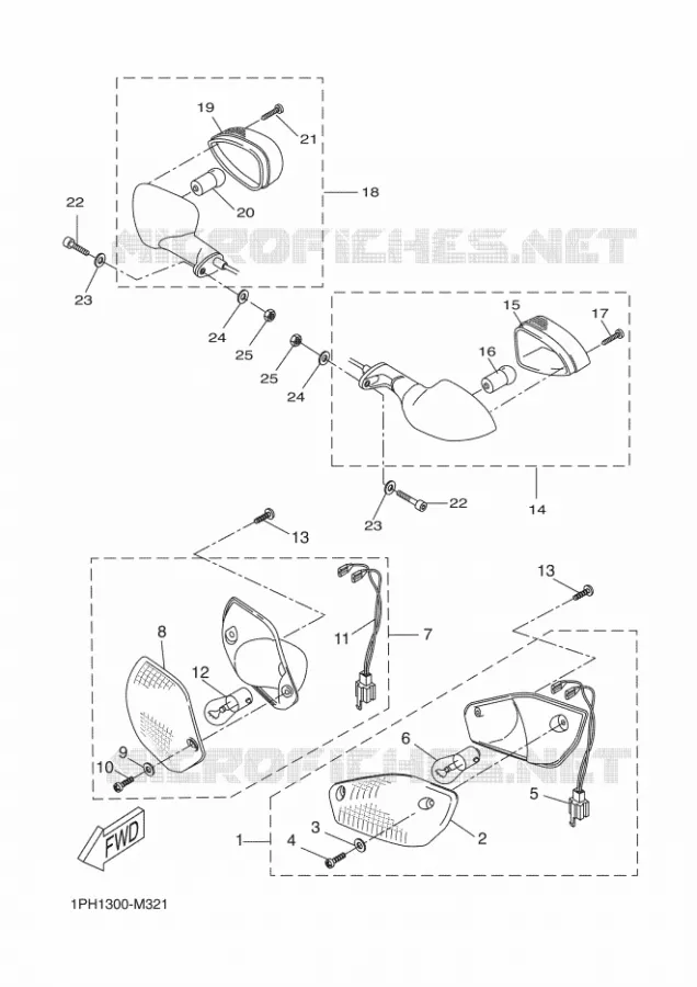 CLIGNOTANT Yamaha SCOOTER 50 2016 AEROX 4  NS50F