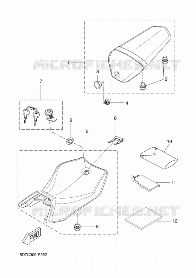 SELLE Yamaha MOTO 125 2015 MT  MT125
