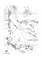 GUIDON ET CABLES pour Yamaha RAPTOR 2010