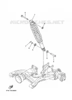 AMORTISSEUR ARRIERE pour Yamaha GRIZZLY 2WD 2010