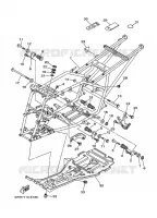 CADRE pour Yamaha GRIZZLY 2WD 2010