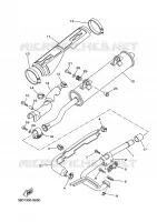 ECHAPPEMENT pour Yamaha GRIZZLY 2WD 2010