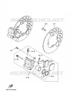 ETRIER DE FREIN AVANT pour Yamaha GRIZZLY 2WD 2010