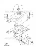 RESERVOIR A ESSENCE pour Yamaha GRIZZLY 2WD 2010