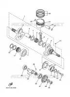 VILEBREQUIN / PISTON pour Yamaha GRIZZLY 2WD 2010