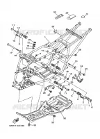 CADRE pour Yamaha GRIZZLY 2WD 2010