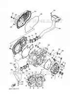 CARTER   MOTEUR 1 pour Yamaha GRIZZLY 2WD 2010