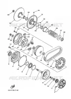 EMBRAYAGE DE DEMARREUR pour Yamaha GRIZZLY 2WD 2010