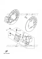ETRIER DE FREIN AVANT pour Yamaha GRIZZLY 2WD 2010