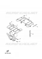 GARDE BOUE pour Yamaha GRIZZLY 2WD 2010