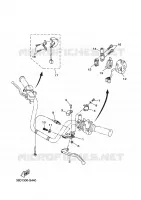 COMMODO / LEVIER pour Yamaha GRIZZLY 4WD 2010