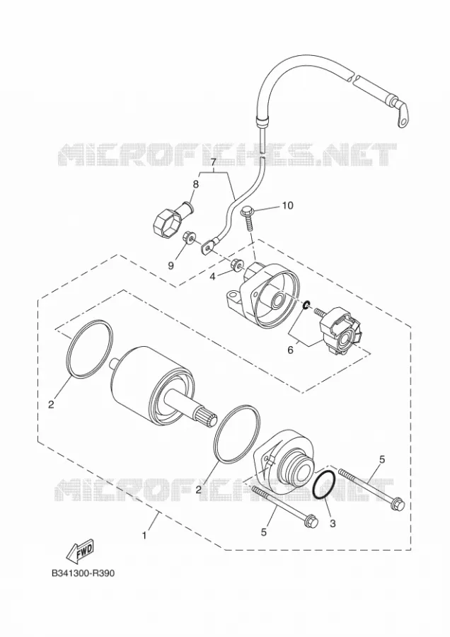 DEMARREUR Yamaha MOTO 700 2018 XSR  MTM690