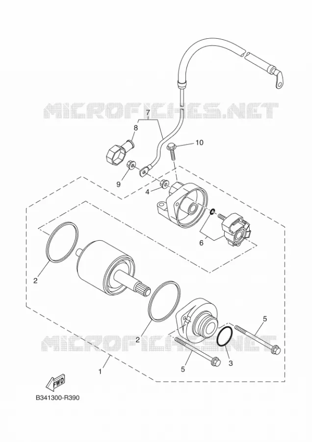 DEMARREUR Yamaha MOTO 700 2018 XSR  MTM690