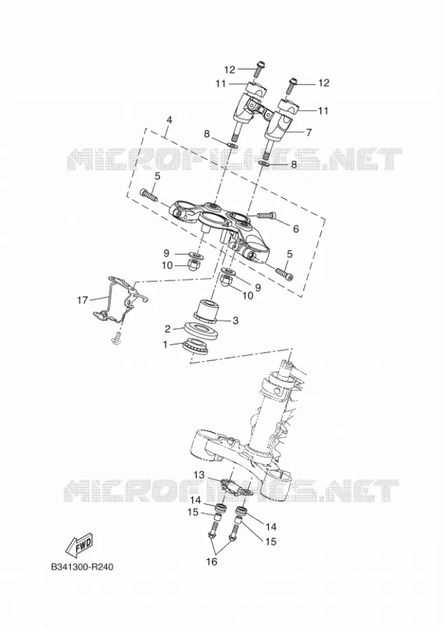 DIRECTION Yamaha MOTO 700 2018 XSR  MTM690