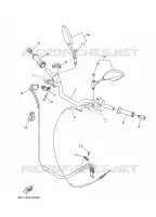 GUIDON ET CABLES pour Yamaha MT 2018