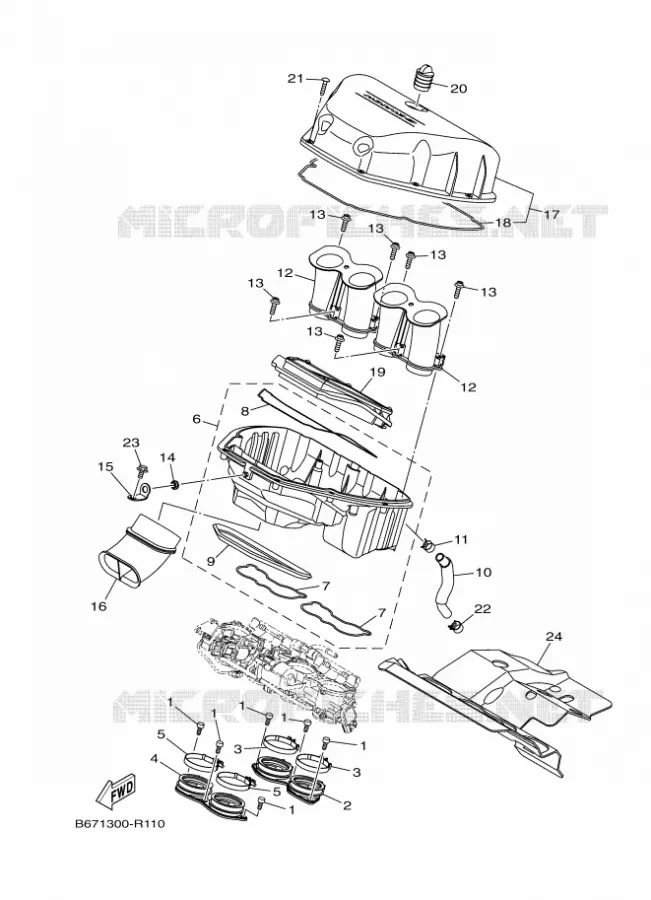 ADMISSION Yamaha MOTO 1000 2018 MT  MTN1000