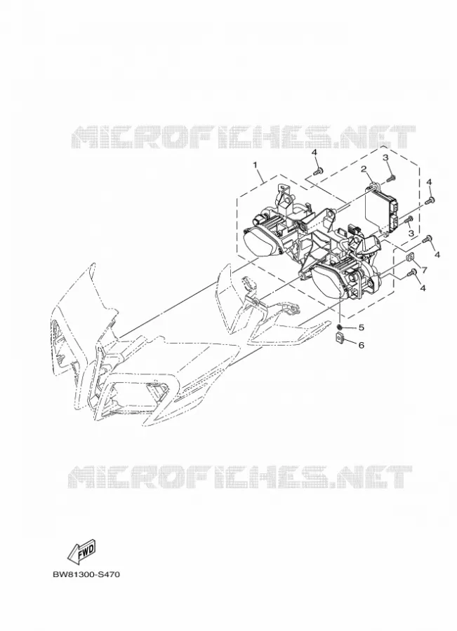 PHARE  Yamaha MOTO 1000 2018 MT  MTN1000