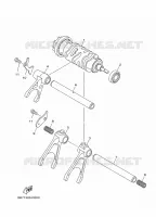 BARILLET DE SELECTION / FOURCHETTE pour Yamaha MT 2018