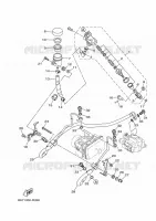 MAITRE CYLINDRE DE FREIN ARRIERE pour Yamaha MT 2018