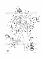 RESERVOIR A ESSENCE pour Yamaha MT 2018