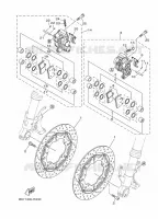 ETRIER DE FREIN AVANT pour Yamaha MT 2018