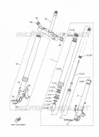 FOURCHE pour Yamaha MT 2018