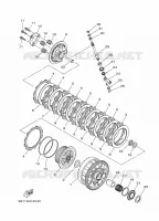 EMBRAYAGE DE DEMARREUR pour Yamaha MT 2018