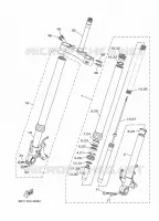 FOURCHE pour Yamaha MT 2018