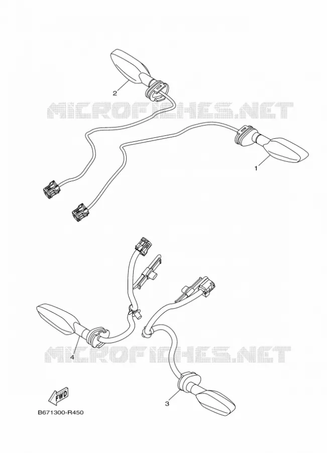 CLIGNOTANT Yamaha MOTO 1000 2018 MT  MTN1000