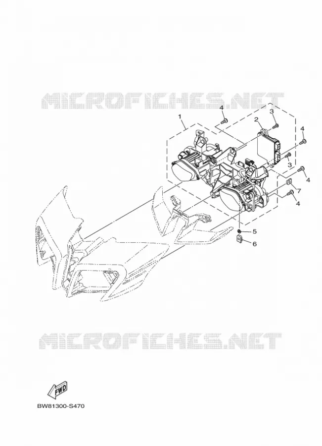 PHARE  Yamaha MOTO 1000 2018 MT  MTN1000
