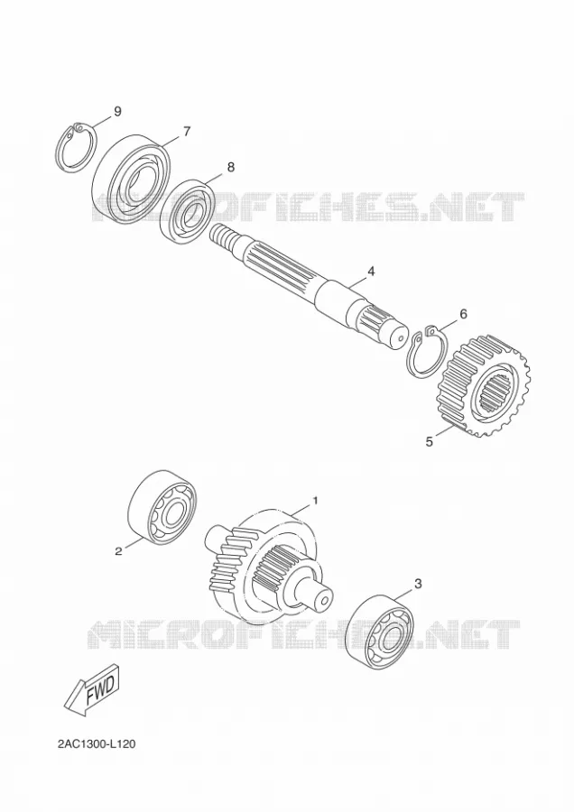 TRANSMISSION Yamaha SCOOTER 50 2012 NEOS 4  YN50F