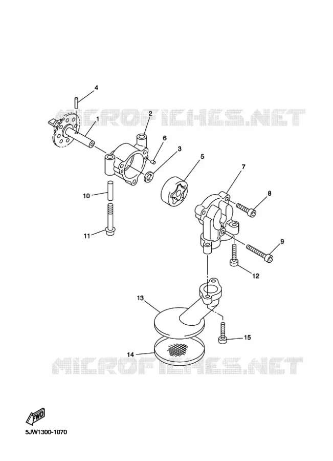 POMPE A HUILE Yamaha MOTO 1300 2018 FJR AE  FJR1300-AE