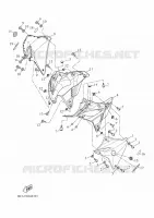 CARENAGES 2 pour Yamaha TRACER 35KW 2018