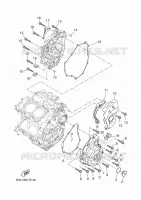 CARTER   MOTEUR 1 pour Yamaha TRACER 35KW 2018