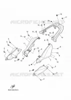 COUVERCLE LATERAL pour Yamaha TRACER 35KW 2018